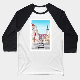 Zagreb, Croatia Baseball T-Shirt